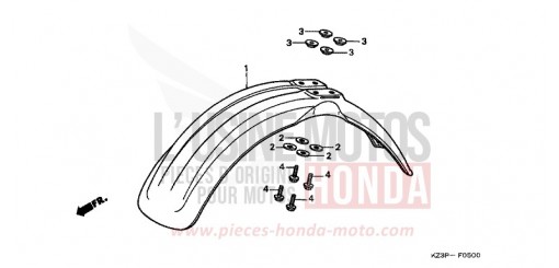 AILE AVANT CR250RX de 1999